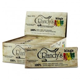 Randy' s Roots  Paper King Size  Organic Hemp  25 Per Pack 