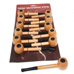Items No # 30385  /  6'' Wood Pipe 12 Pcs Per Pack 