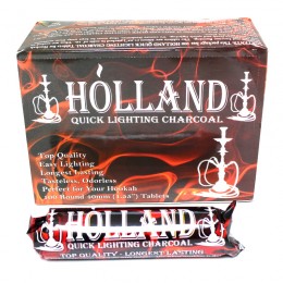 Holland Quick Lighting Charcoal  100 Round 40 MM Tables 