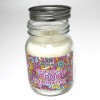 Special Blue Glass Jar Candle  13 oz 