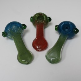 3.5'' Assorted Color Glass Pipe 