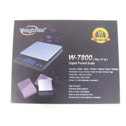 Weight-Max W-7800 Digital Pocket Scale(3 kgX0.1g)