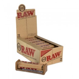 Raw Hemp Plastic Cigarette Rolling 79MM-12Rollers Per Pack