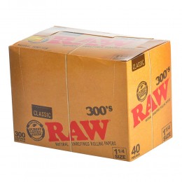 Raw 300's Paper Classic 1 1/4 Size - 40 Count