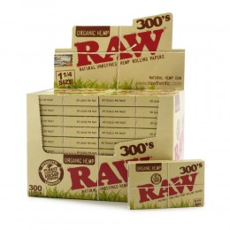 Raw 300's Organic Hemp-1 1/4 size-40 Count