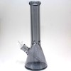 14'' Colorful Beaker Base Heavy Duty Water Pipe With 14 MM Male Bowl Glass On Glass