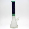 16'' Beaker Art Design Tube Color Heavy Duty Glass Water Pipe G-G 