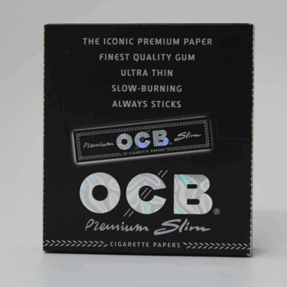 OCB Premium Cigarette Papers  Slim size-24 per pack