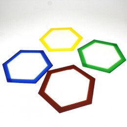 Silicone  Dab Mat Hexagon Shape  5'' / 5''  Size 