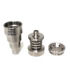 USA Made  GR2 Male/Female Multi Size Domeless Titanium Nail with Lid 