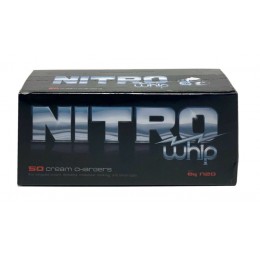 Nitro Whip Cream Charger 50 Ct Pack x 12 Pack (FOR FOOD PREPARATION ONLY)